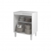 Balcão Multiuso Armário Para Cozinha Microondas Forno Jane Mobília Decor Branco