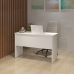 Mesa para Escritório Home Office Estudo ou Trabalho 120 cm Modelo Olivia Branco Mobília Decor