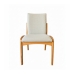 Kit 2 Cadeira Aura Estofada Estrutura Em Madeira Maci&ccedil;a Linho 28 Areia Conforto Para Sala De Jantar Mob&iacute;lia Decor