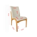 Kit 4 Cadeira Aura Estofada Estrutura Em Madeira Maci&ccedil;a Linho 25 Bege Conforto Para Sala De Jantar Mob&iacute;lia Decor