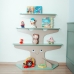 Prateleira Infantil &Aacute;rvore Design Decor Criativo Organiza&ccedil;&atilde;o Quartinho Menina Menino Parede Estilo Natureza