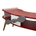 Mesa Avi&atilde;o Vermelho com H&eacute;lice e P&eacute;s Palito Design Criativo Mesa Desenho Quarto Menina Menino Infantil Mob&iacute;lia Decor