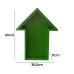 Nicho Seta Verde Prateleira Decorativa para Quarto Infantil Menina Menino Organizador Mob&iacute;lia Decor
