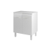 Balcão Multiuso Armário Para Cozinha Microondas Forno Jane Mobília Decor Branco
