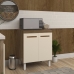 Balc&atilde;o Multiuso Arm&aacute;rio Para Cozinha Microondas Forno Jane Mob&iacute;lia Decor Savana Off White