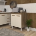 Balc&atilde;o Multiuso Arm&aacute;rio Para Cozinha Microondas Forno Jane Mob&iacute;lia Decor Savana Off White
