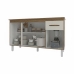 Balc&atilde;o Cozinha Arm&aacute;rio Gabinete Camila Savana Off White Com Tampo Tamp&atilde;o 140 cm Mob&iacute;lia Decor Savana