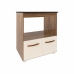 Balc&atilde;o Arm&aacute;rio para Fog&atilde;o Cooktop 5 Bocas e Forno El&eacute;trico Cozinha Evelyn Mob&iacute;lia Decor Savana Off White