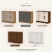 C&ocirc;moda Sapateira 5 Gavetas 2 Portas Multiuso M&oacute;vel Quarto Branco